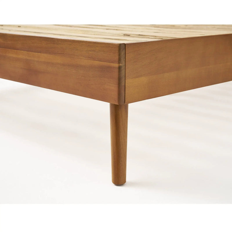 Okioki Mid-Century Wood Bed by HouseOfZazla