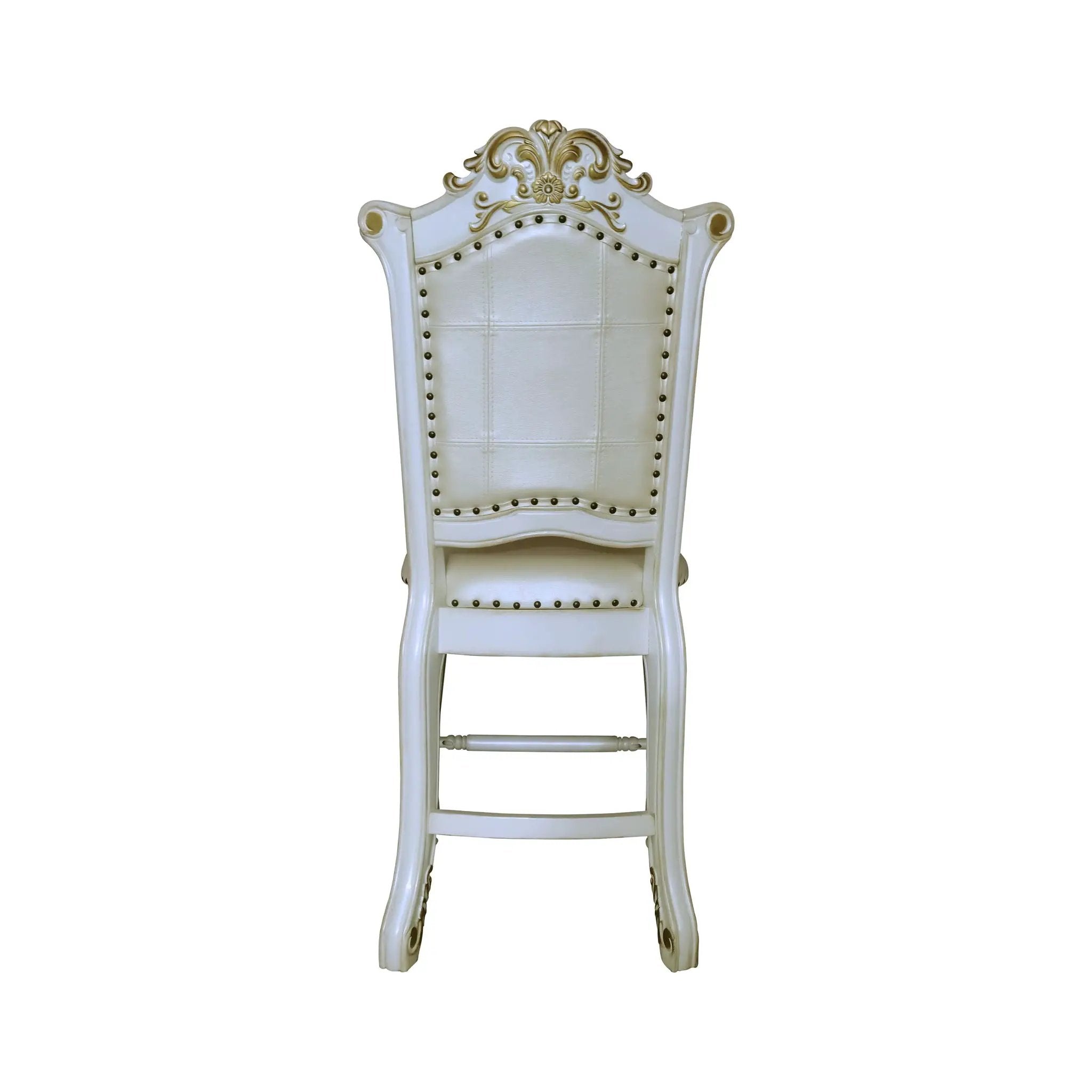 Vendome - Antique Counter Height Chair (Set of 2) - White by HouseOfZazla