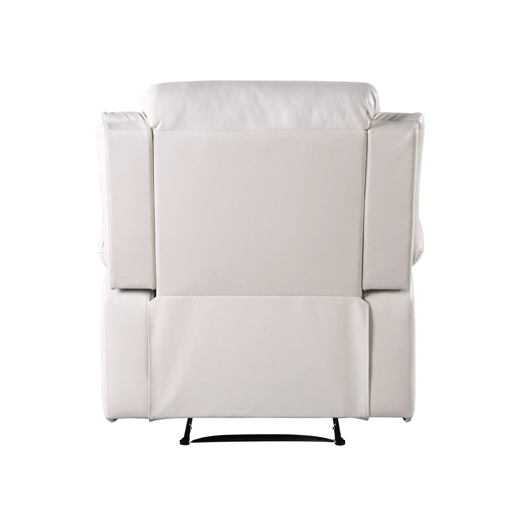 Eilbra - Synthetic Leather Power Motion Recliner - Beige by HouseOfZazla