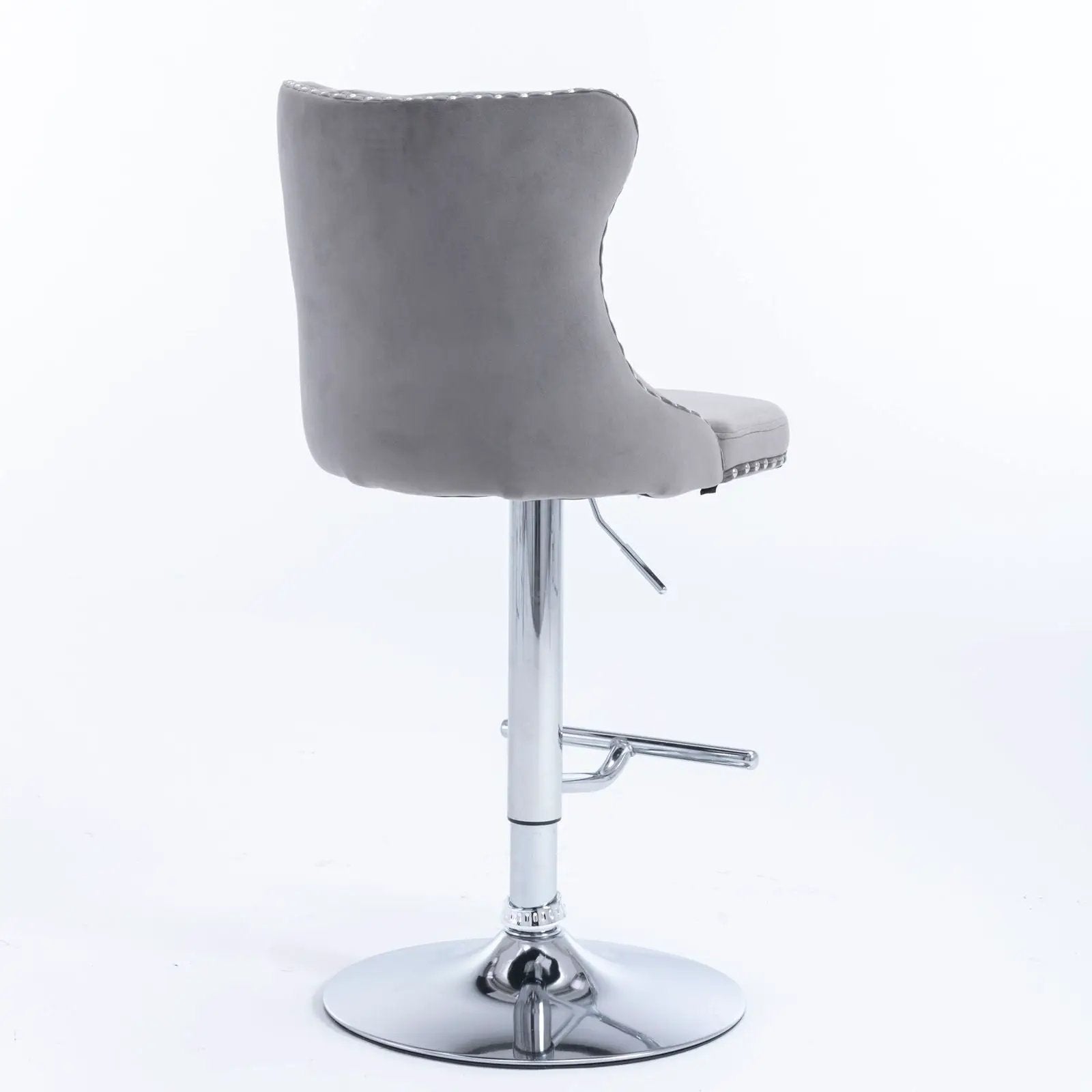 Swivel Adjustable Height Barstools Set of 2 by HouseOfZazla