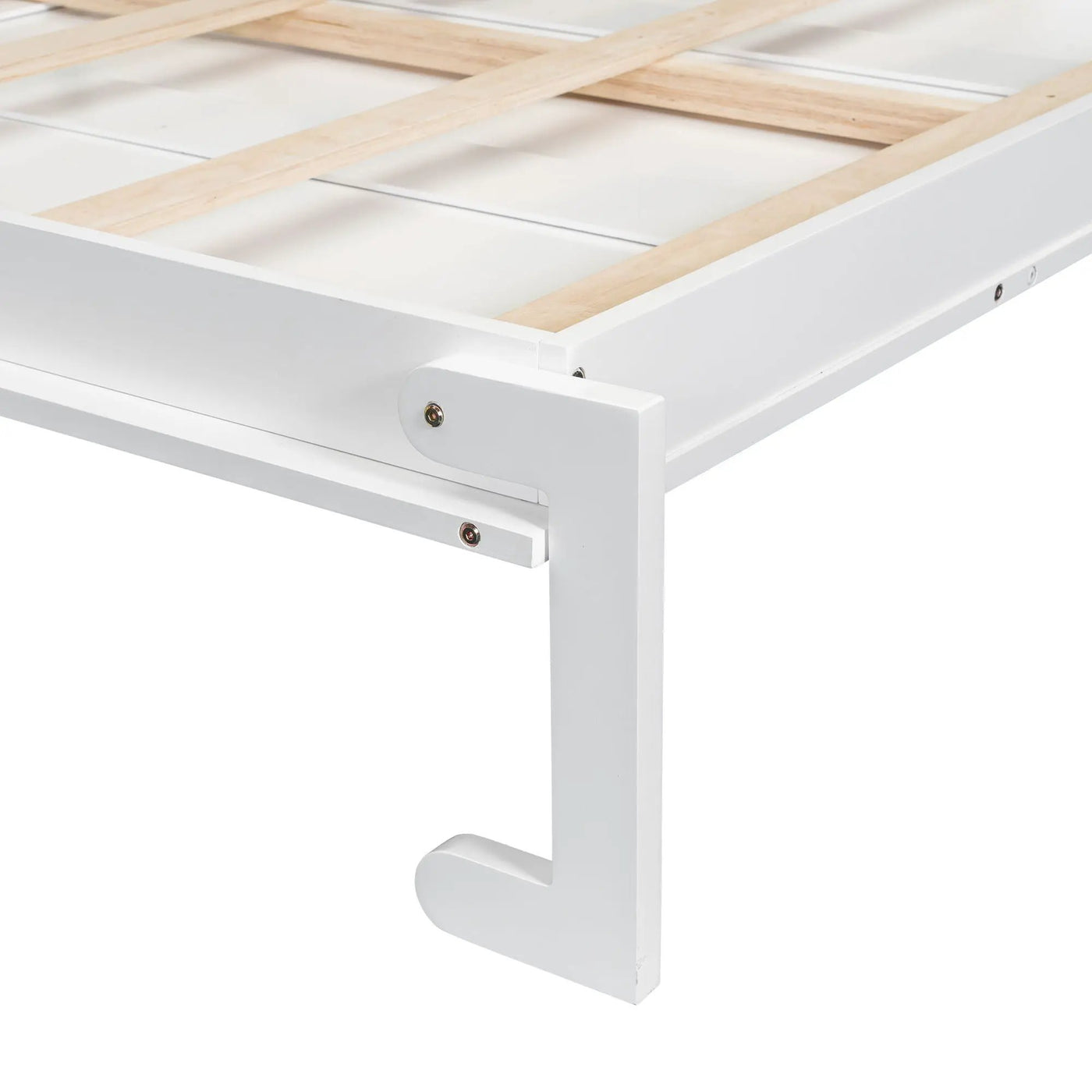 French Style Murphy Platform Bed With Shelf, Side Cabinets, Drawers And LED by HouseOfZazla