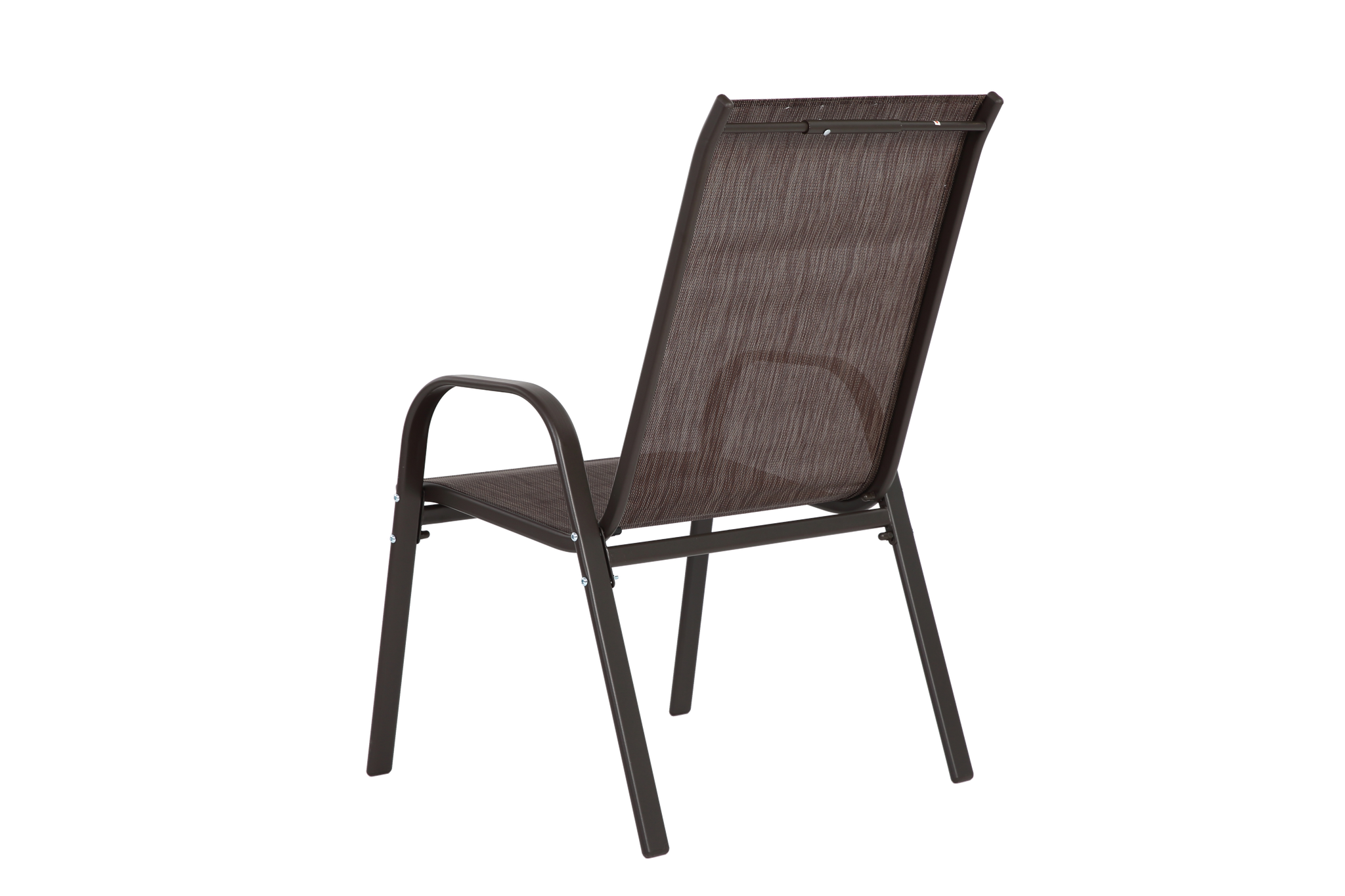 6 Piece Patio Chairs with High Backrest and Armrest - Brown by HouseOfZazla