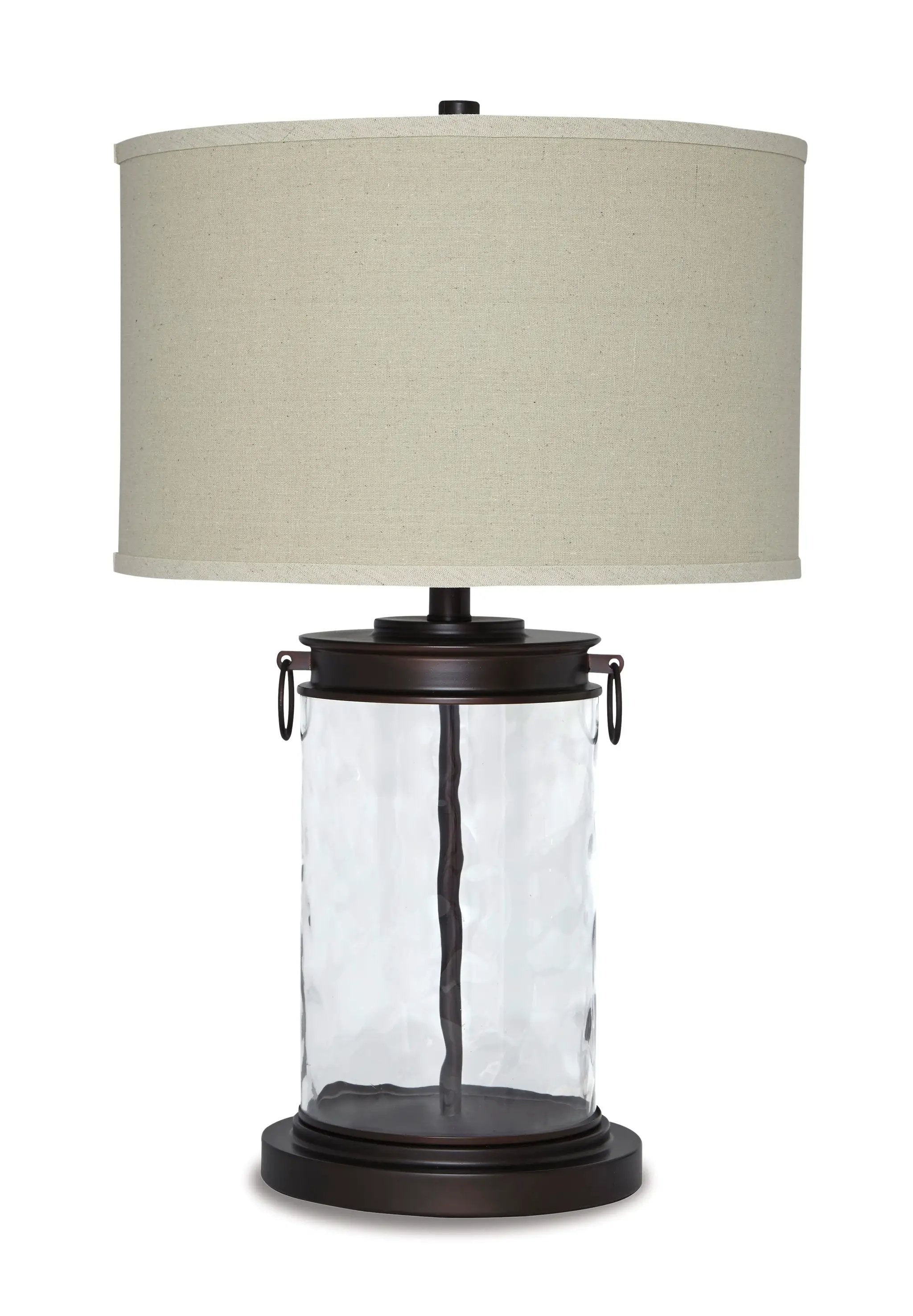 Tailynn - Glass Table Lamp - Clear / Bronze Finish by Unique Piece Furniture