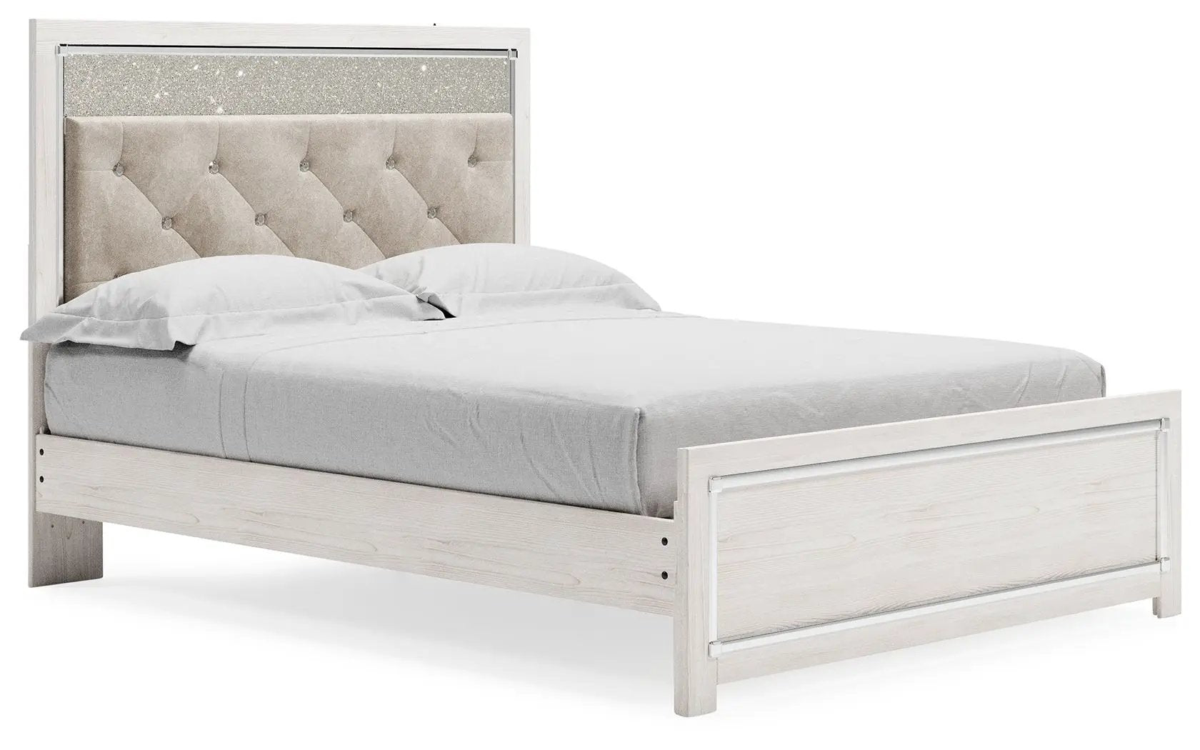 Altyra - Queen Panel Bed With Roll Slats - White by Unique Piece Furniture