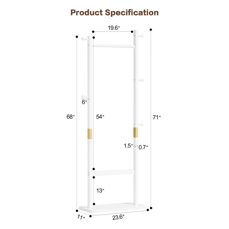 Solid Wood Simple Hat Rack by HouseOfZazla