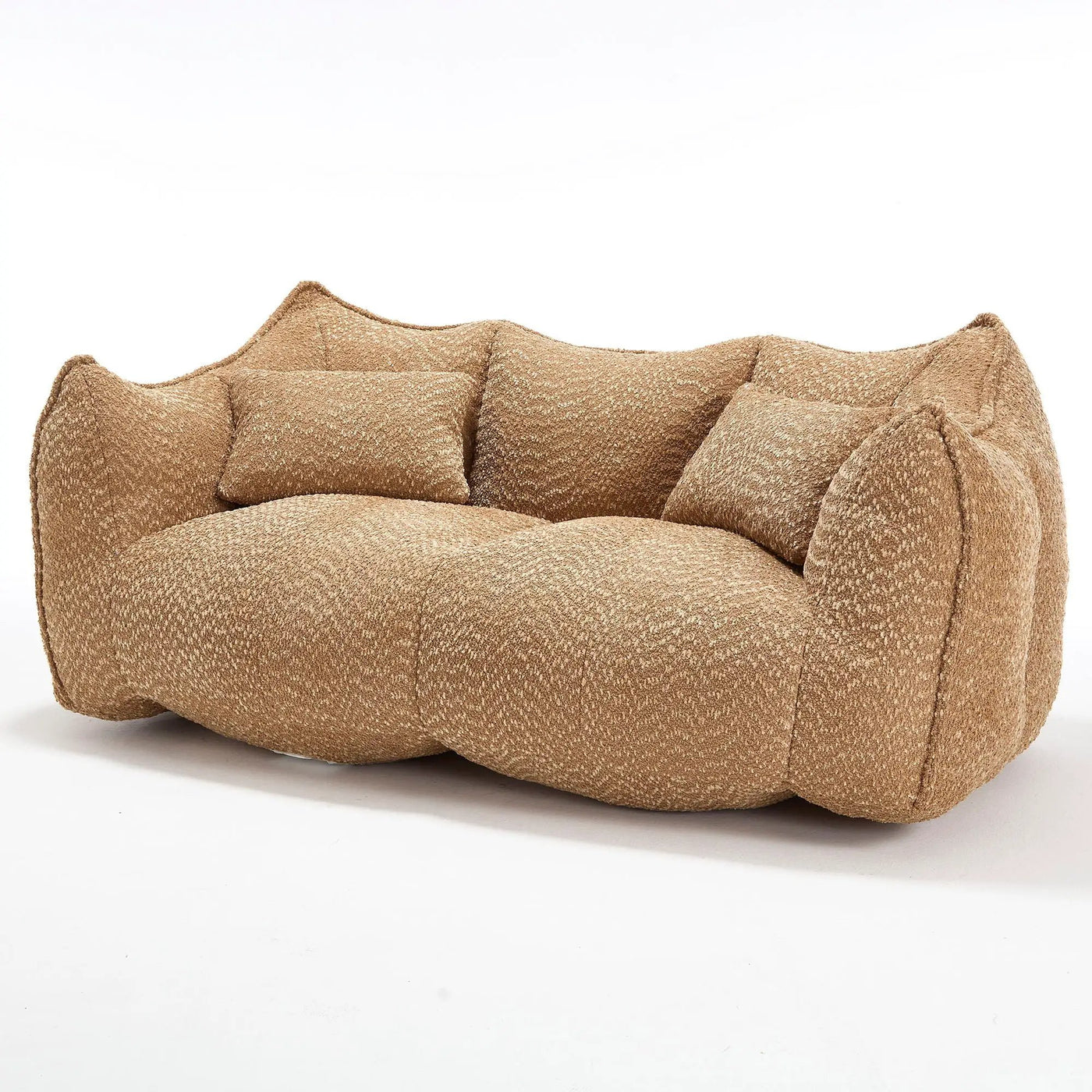 Comfortable Dual Beanbag Chair With High Resilience Foam Core For 2 People by Unique Piece Furniture