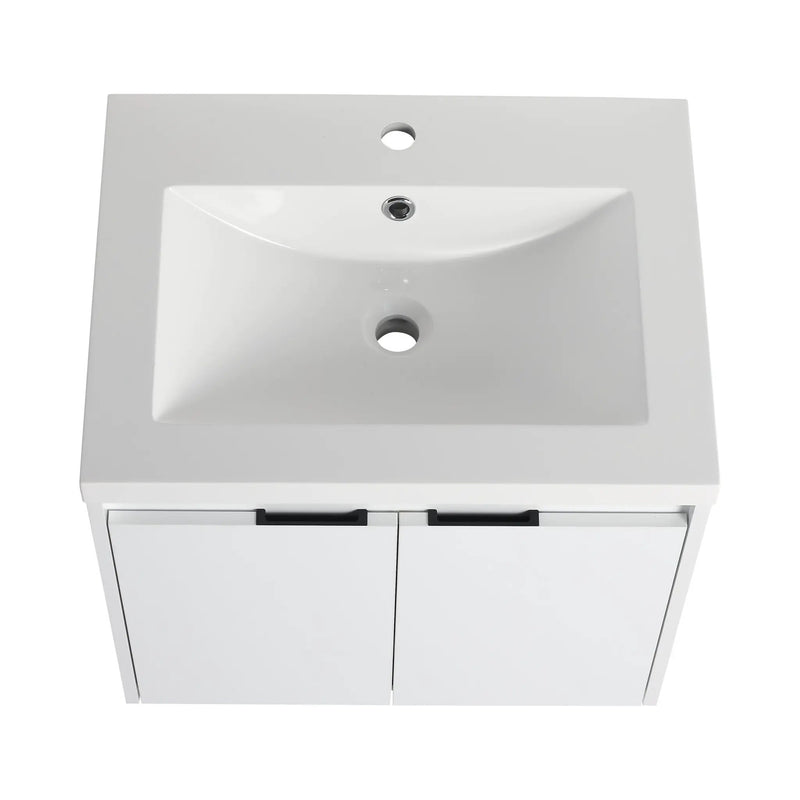 24" Bathroom Vanity With Resin Sink by HouseOfZazla