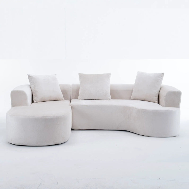 Modular Sectional Sofa With L Shape Chaise With Deep Seat by HouseOfZazla