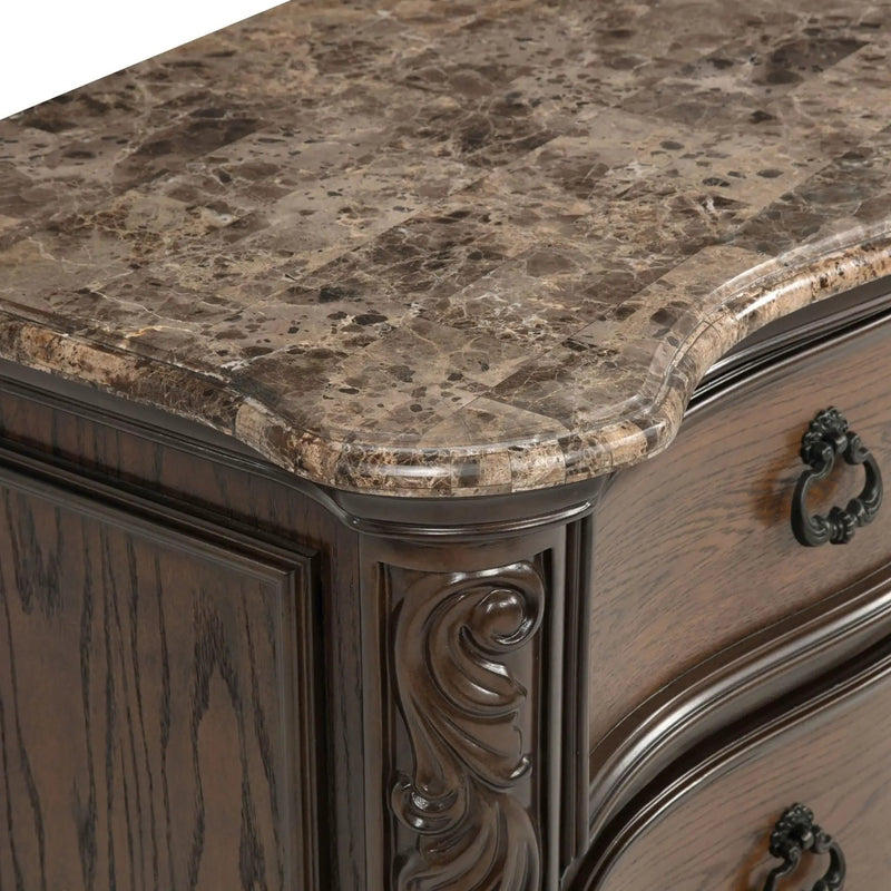 9 Drawers Dresser - Brown / Coffee by HouseOfZazla