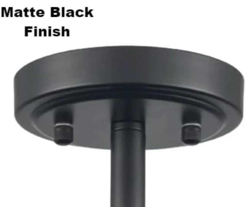 Open Box Deynite Modern LED Black Ceiling Light Fixture Dimmable 3000K-4500-5500K Semi-Flush Mount Ceiling Light for Bedroom by Selzalot