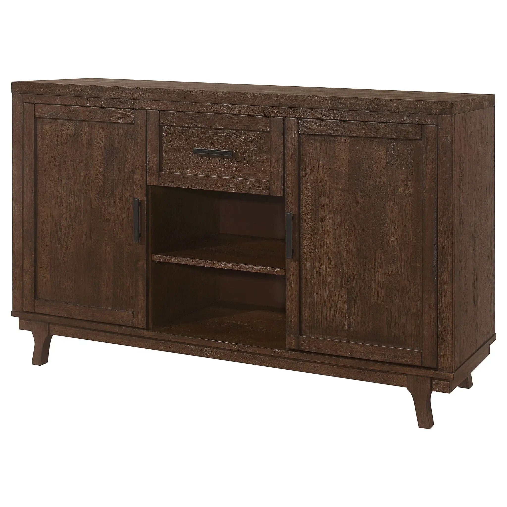 Mccall - 2 Door Server With 1 Drawer - Brown Oak by HouseOfZazla