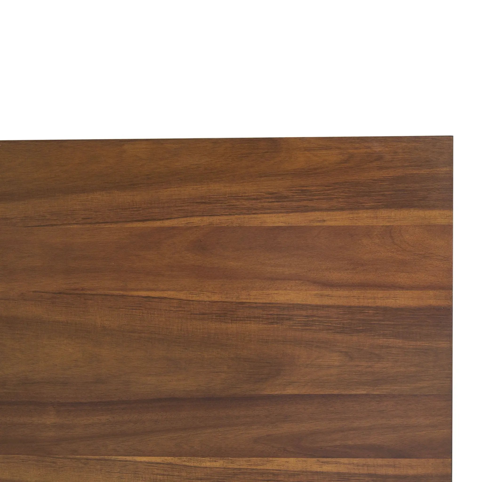 Industrial Style Indoor Dining Table With Metal Legs - Walnut / Black by HouseOfZazla