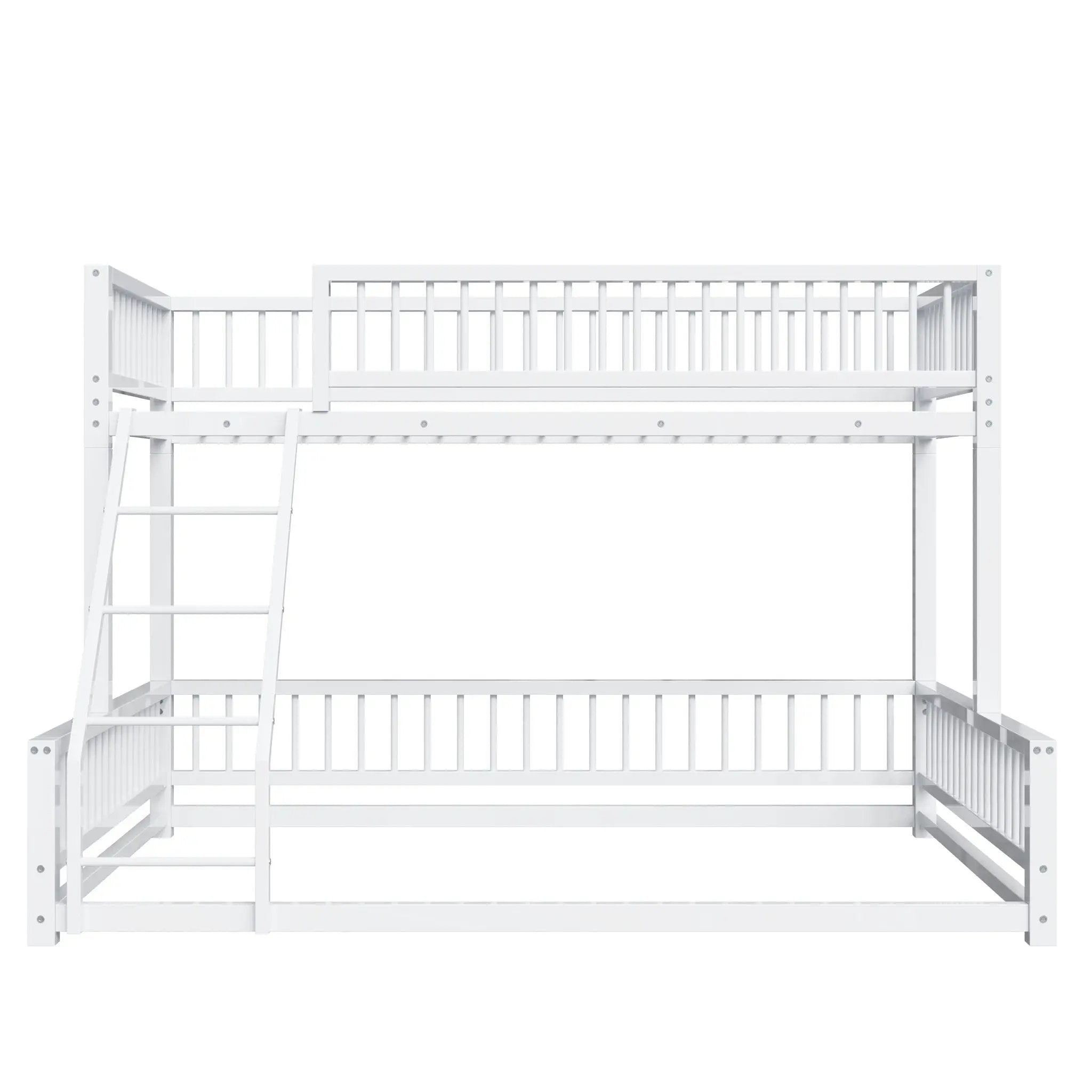 Bunk Bed With Ladder And Safety Guardrails by HouseOfZazla