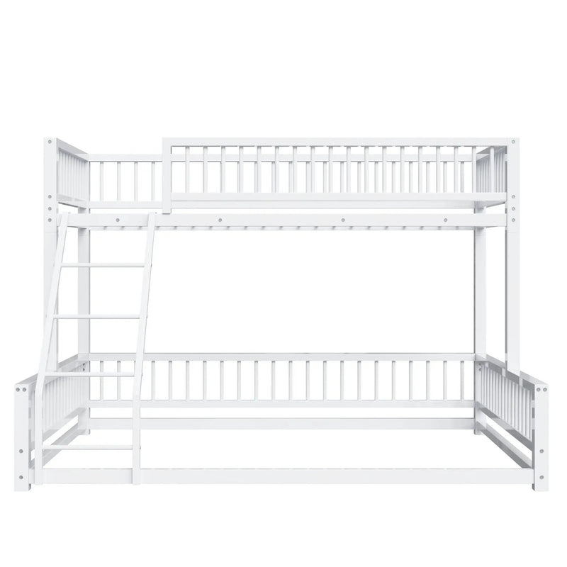 Bunk Bed With Ladder And Safety Guardrails by HouseOfZazla