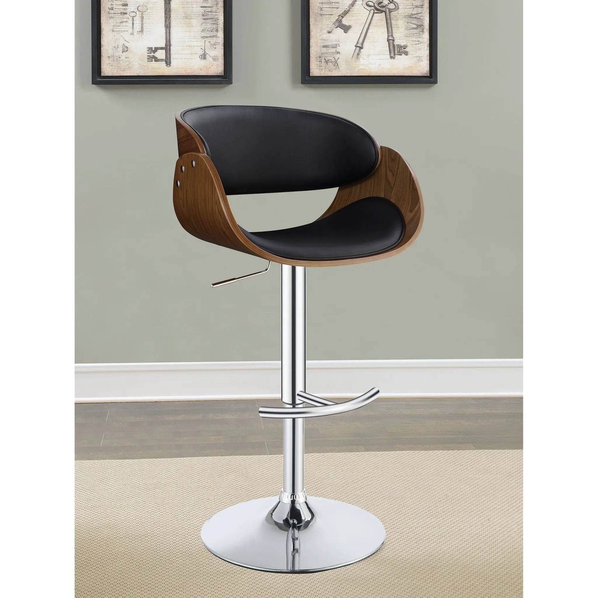 Ergonomic Adjustable Bar Stool by HouseOfZazla
