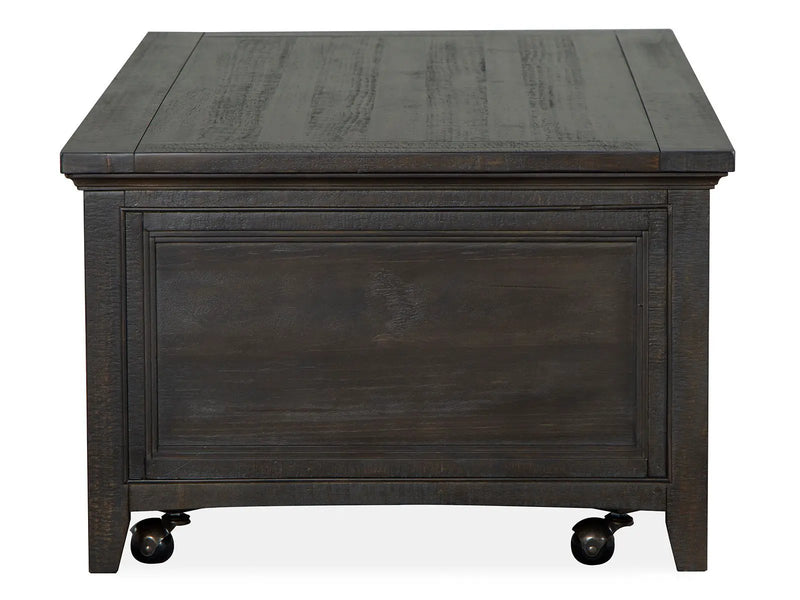 Westley Falls - Lift Top Storage Cocktail Table With Casters - Graphite by Unique Piece Furniture