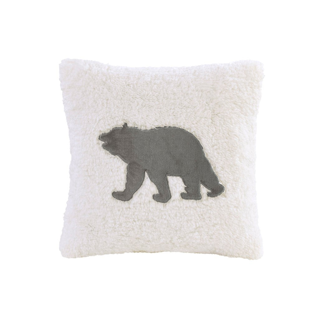 Full/Queen Plush to Sherpa Down Alternative Comforter Set by HouseOfZazla