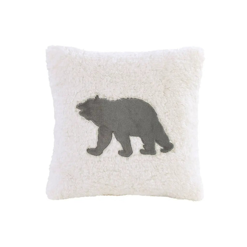 Full/Queen Plush to Sherpa Down Alternative Comforter Set by HouseOfZazla