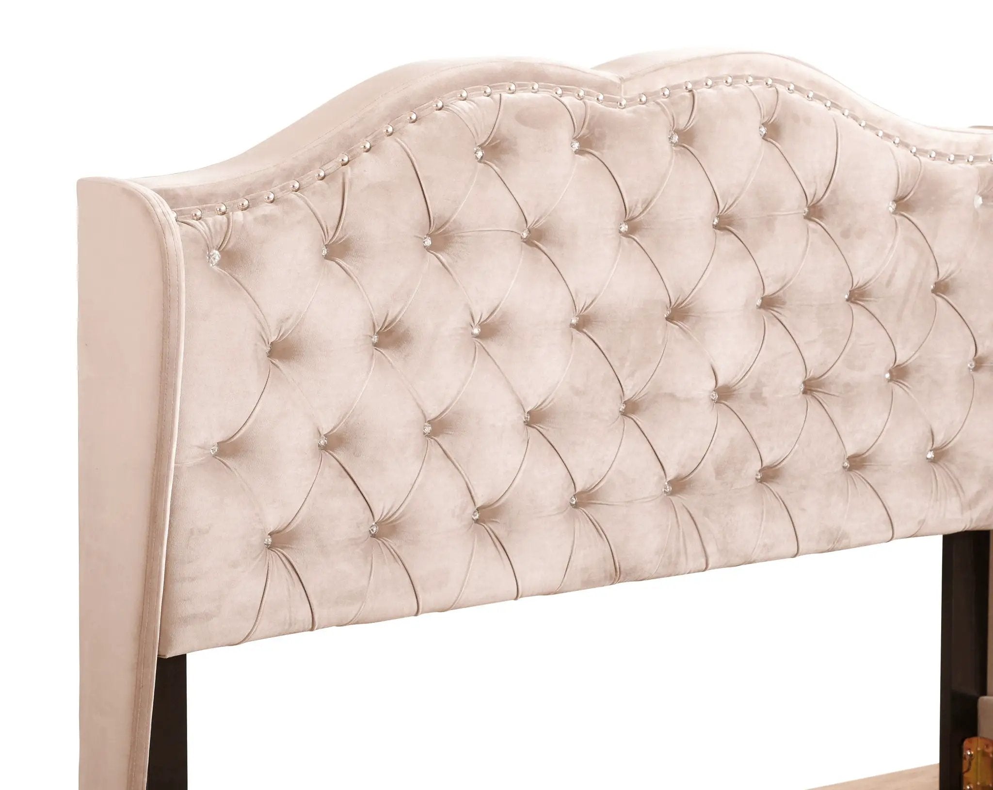 Upholstered Bed Transitional by Unique Piece Furniture