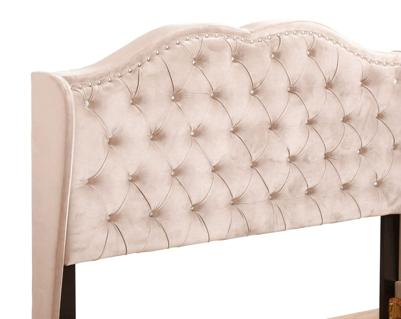 Upholstered Bed Transitional by HouseOfZazla