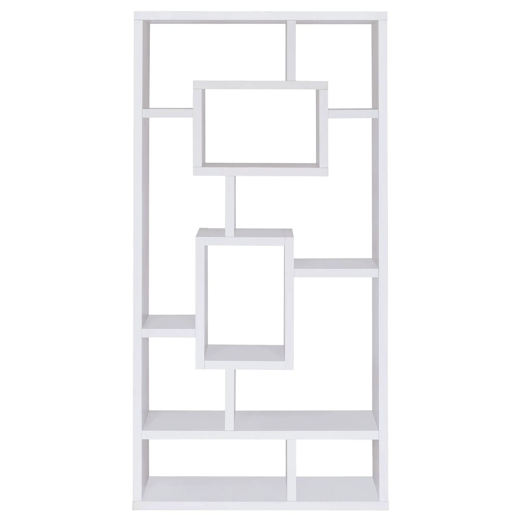 Corey 71-inch 8-shelf Bookshelf White by Unique Piece Furniture