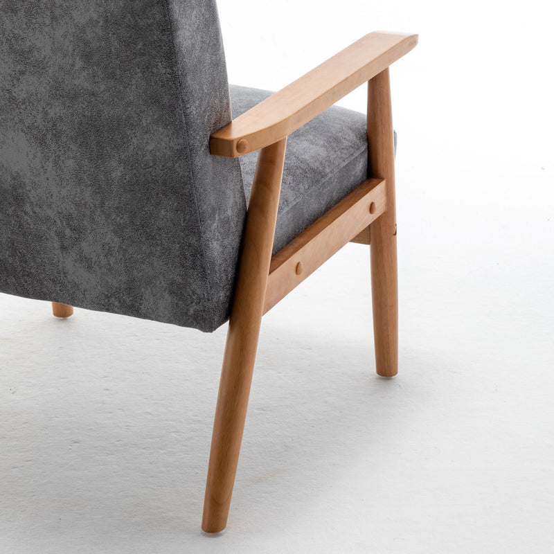 Wide Classic Mid-Century Modern Arm Chair by HouseOfZazla