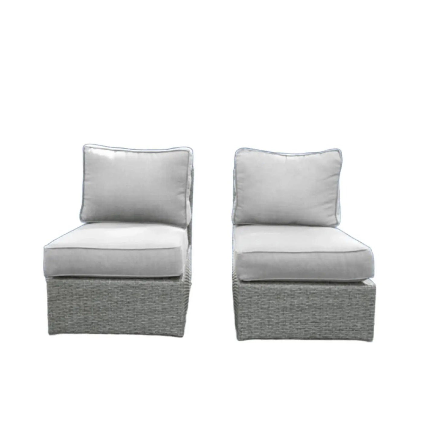 Armless Patio Chair With Cushions by HouseOfZazla