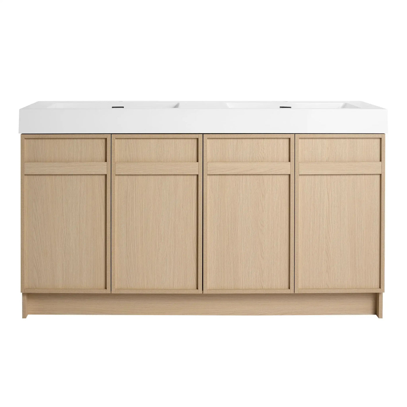 Freestanding Bathroom Vanity With Resin Sink & Soft Close Cabinet Doors by Unique Piece Furniture