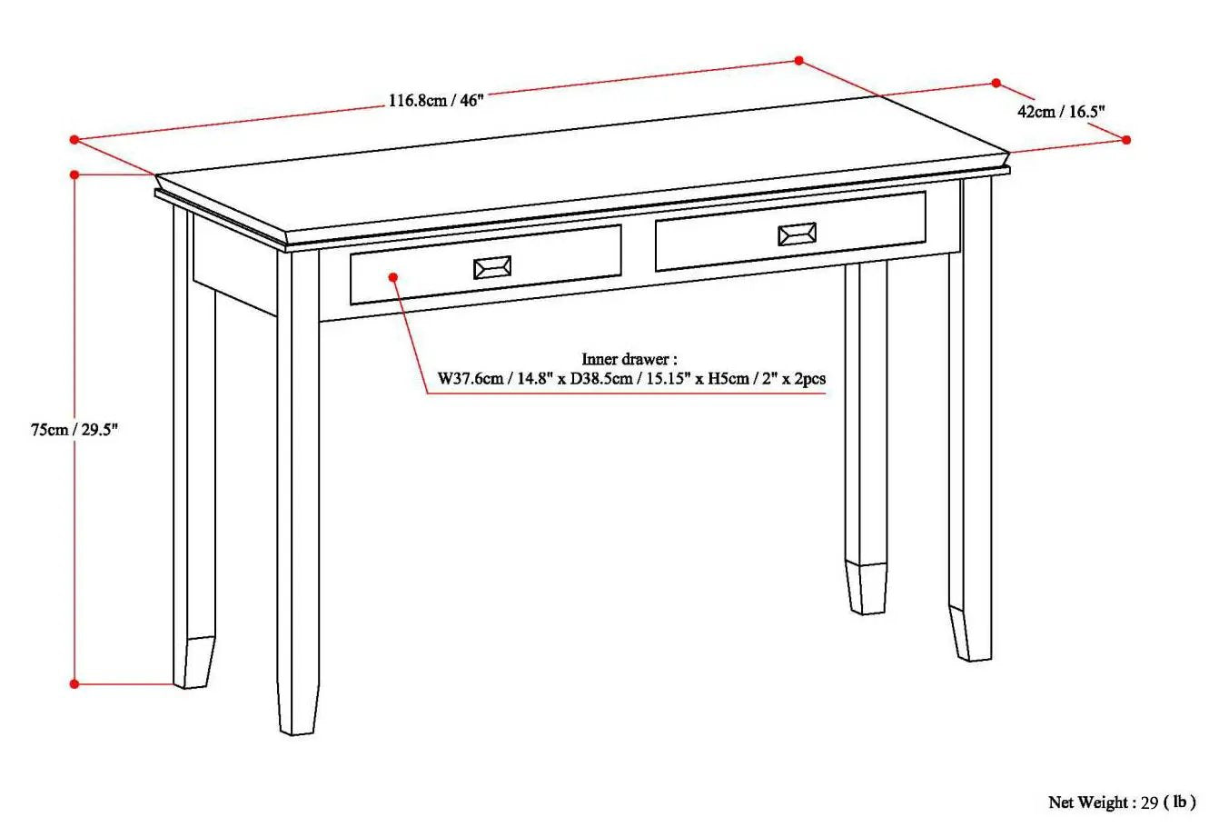Artisan - Handcrafted Console Sofa Table by HouseOfZazla