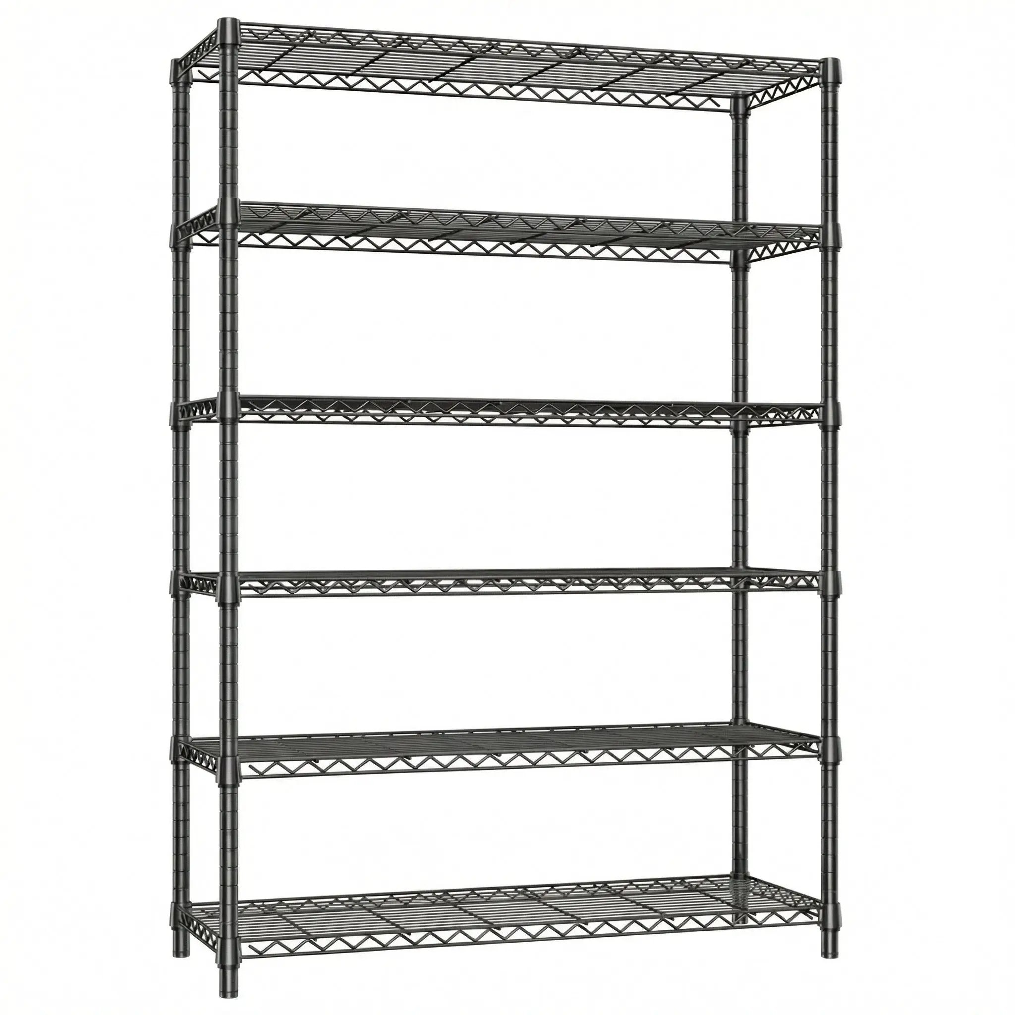 6-Tiers Storage Shelves - 2100LBS Capacity by HouseOfZazla