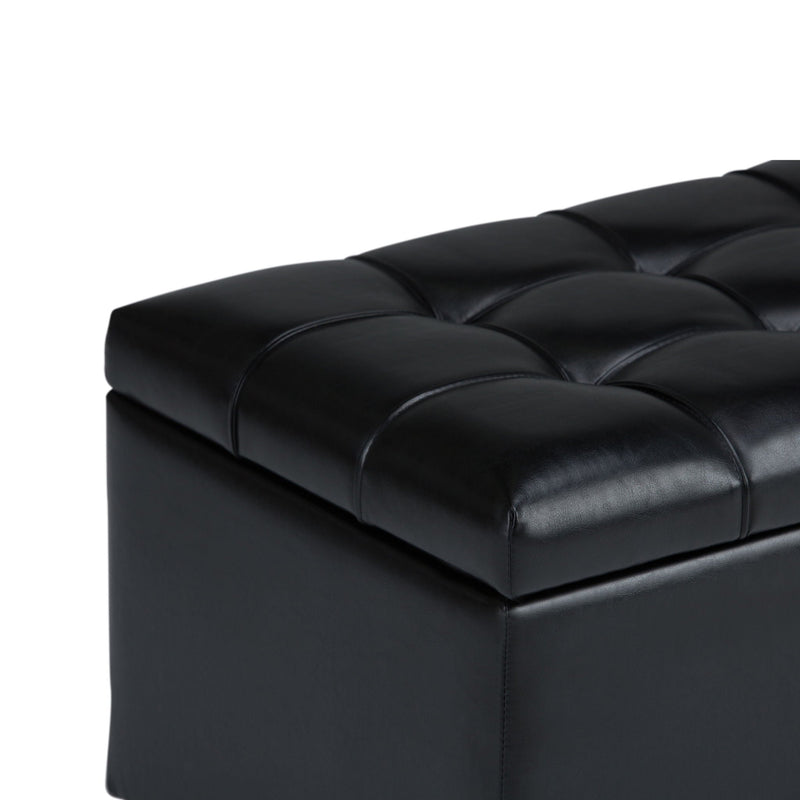 Sienna - Upholstered Storage Ottoman Bench by HouseOfZazla