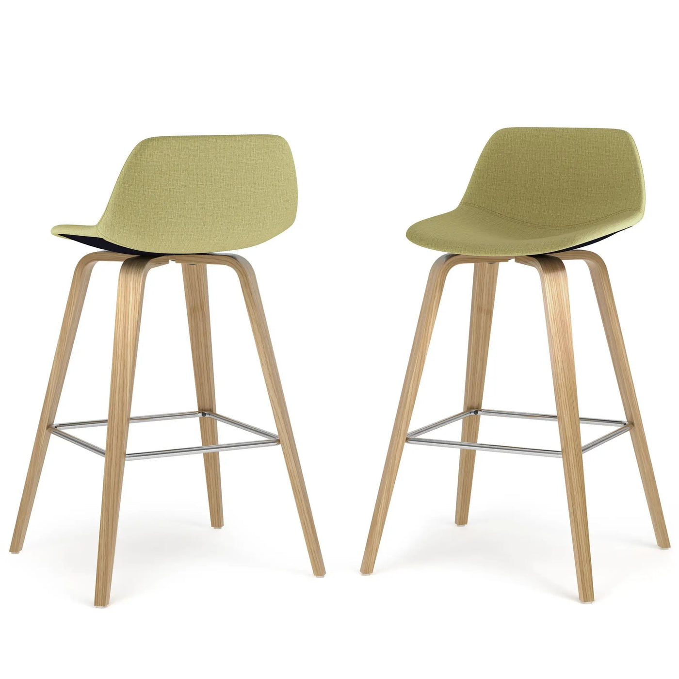 Randolph Bentwood - Upholstered Counter / Bar Height Stool (Set of 2) by HouseOfZazla