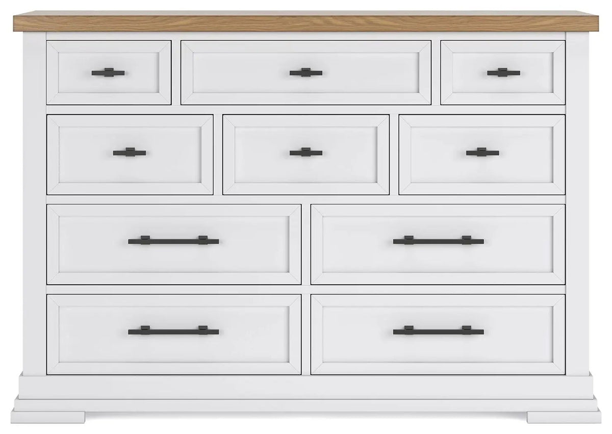 Ashbryn - Dresser - White / Natural by Unique Piece Furniture