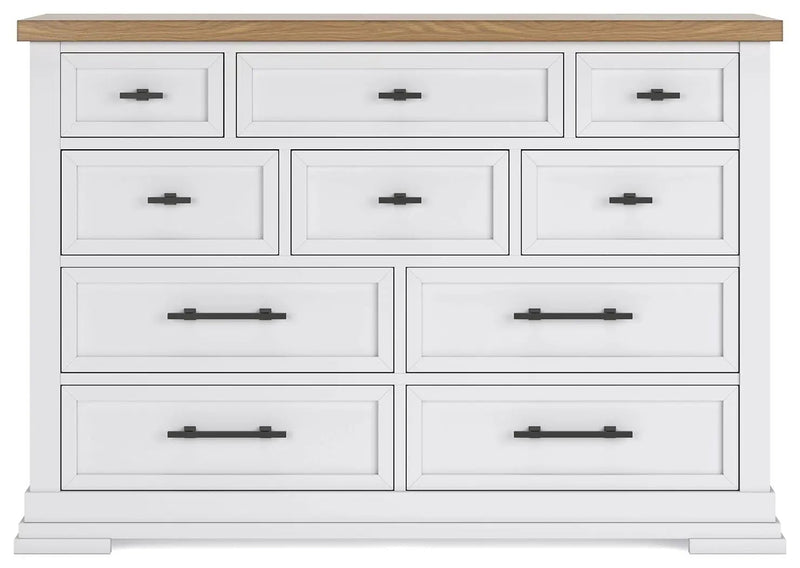 Ashbryn - Dresser - White / Natural by Unique Piece Furniture