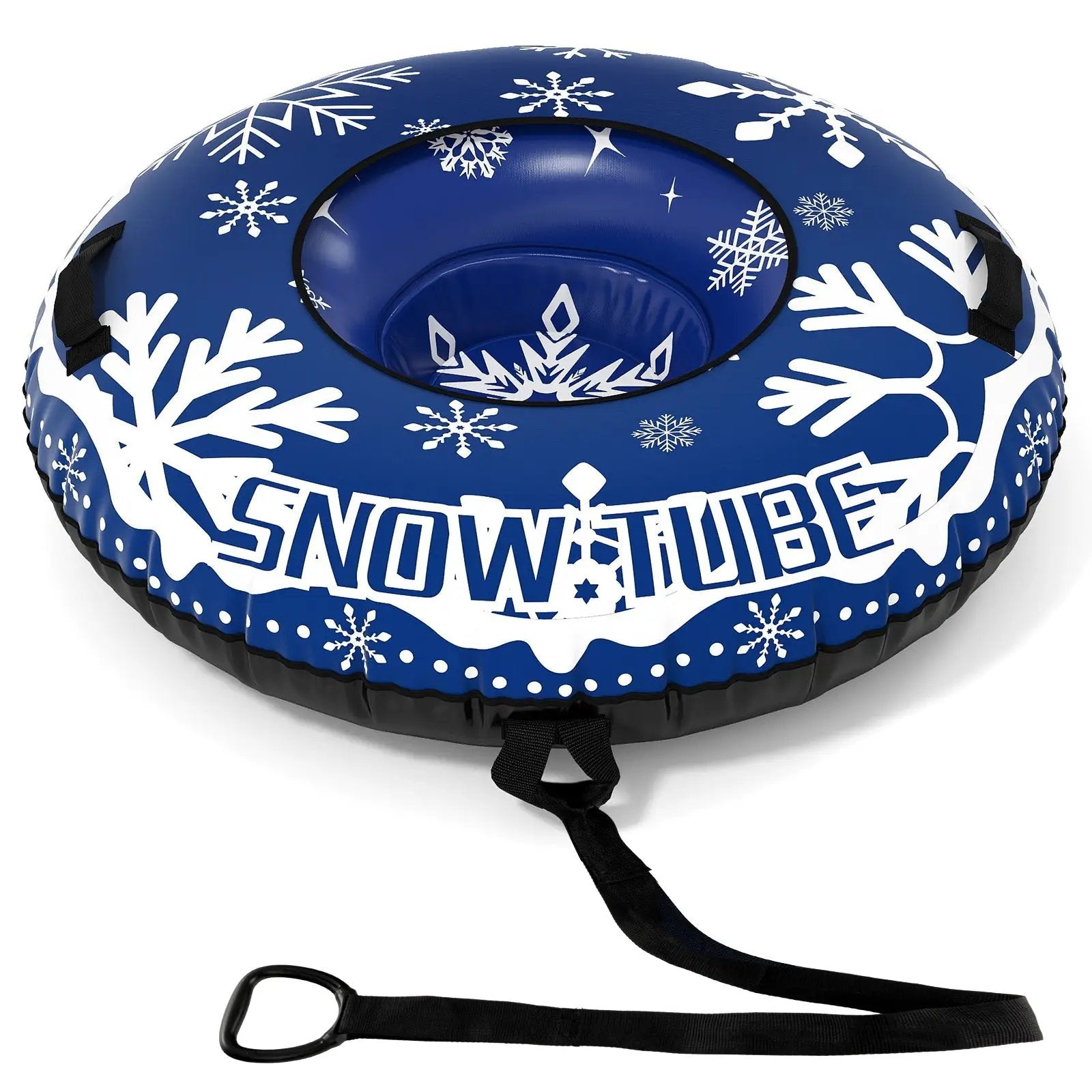 42" Heavy-duty Inflatable Snow Tube with Detachable Tow Strap by DirectDeals