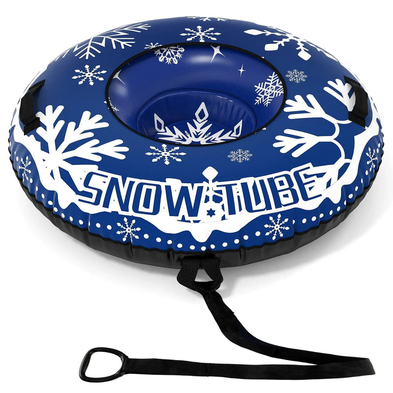 42" Heavy-duty Inflatable Snow Tube with Detachable Tow Strap by DirectDeals
