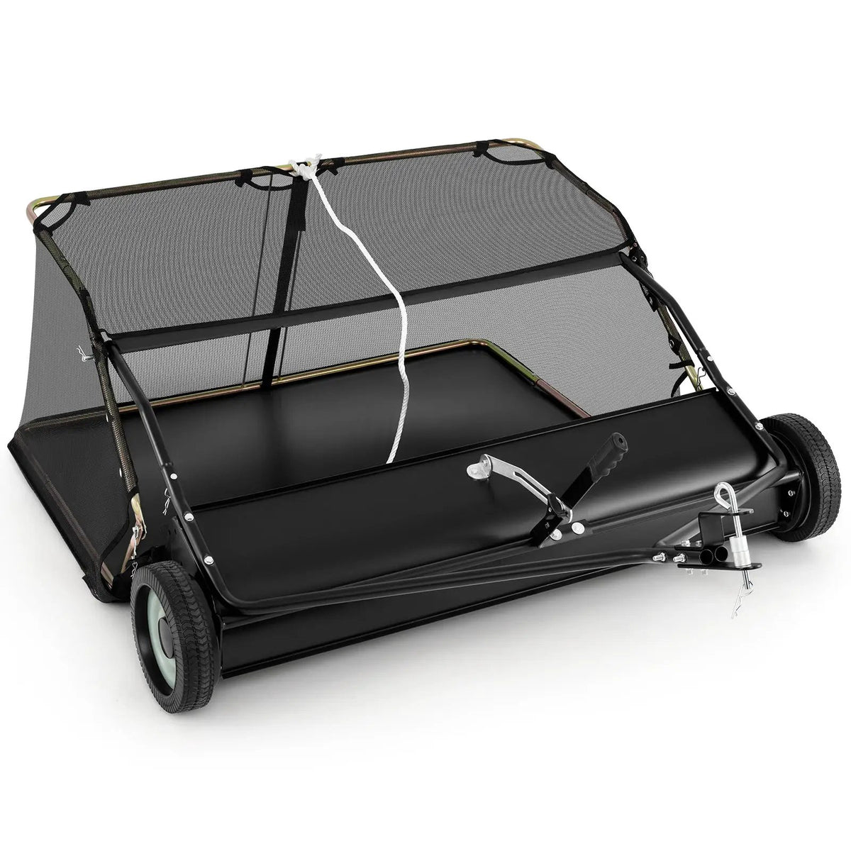 42 Inch Tow-Behind Lawn Sweeper with 26/27 Cu.FT Hopper Bag, photo 11 of 16