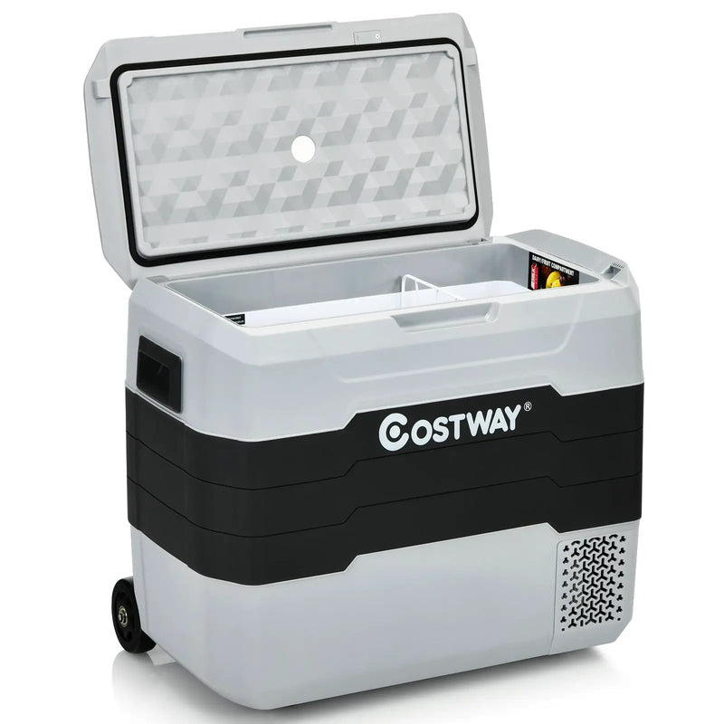42 QT Portable Dual-Zone Car Refrigerator by DirectDeals