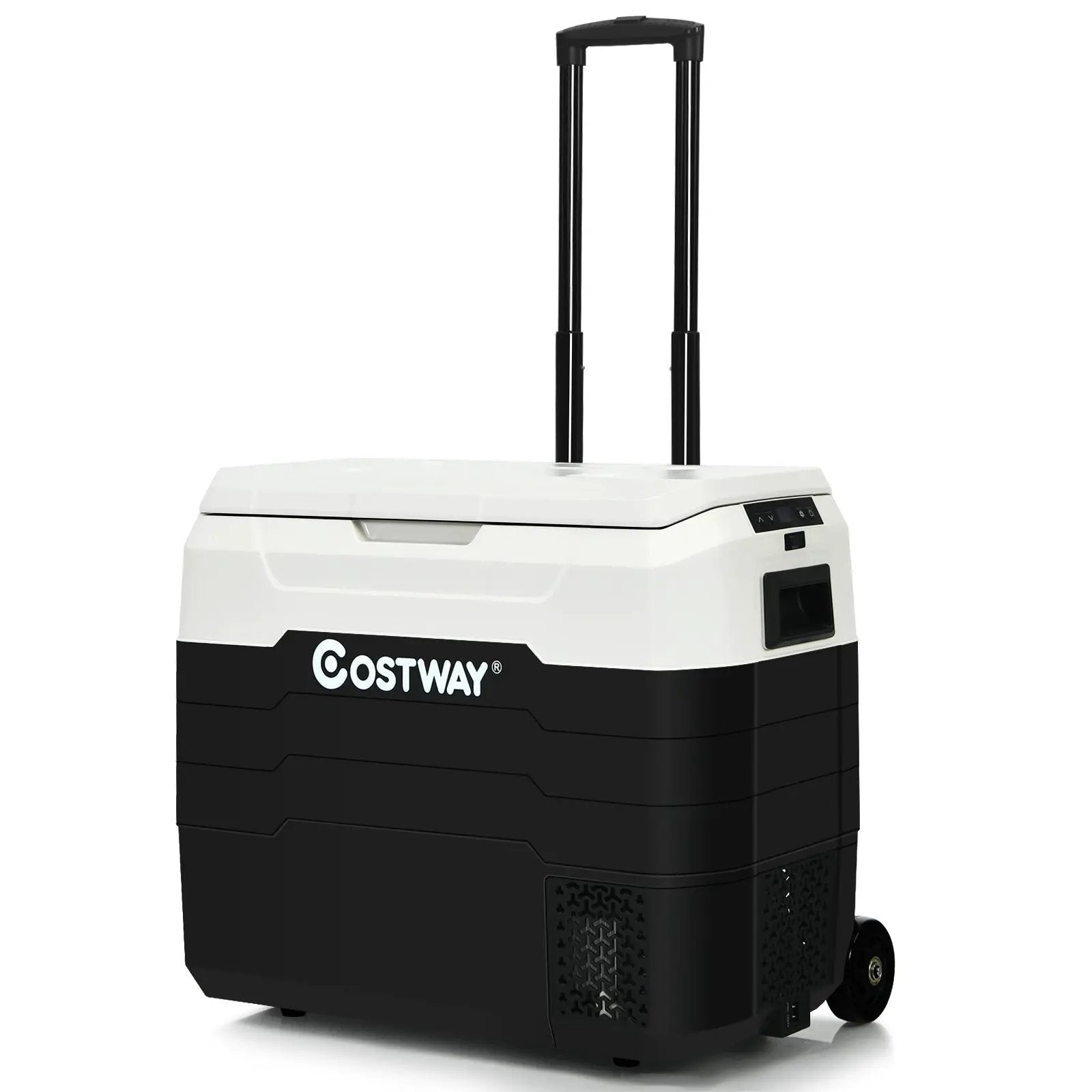 42 QT Portable Dual-Zone Car Refrigerator by DirectDeals