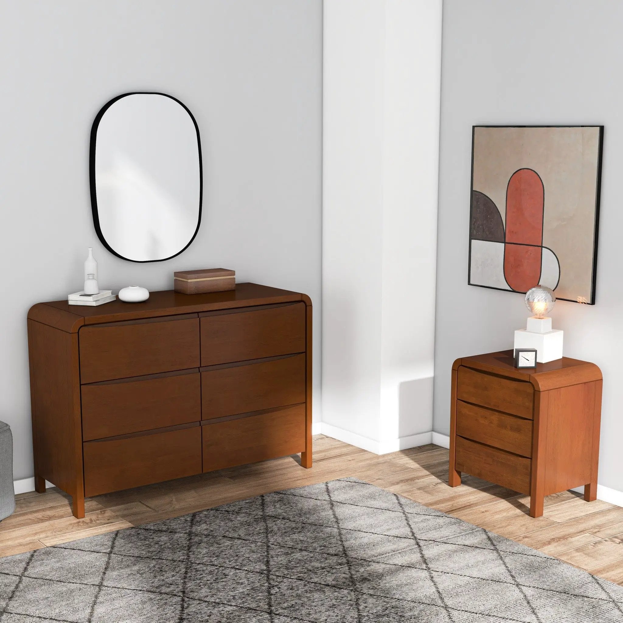Lionel - 6 Drawer Dresser - Brown by Unique Piece Furniture