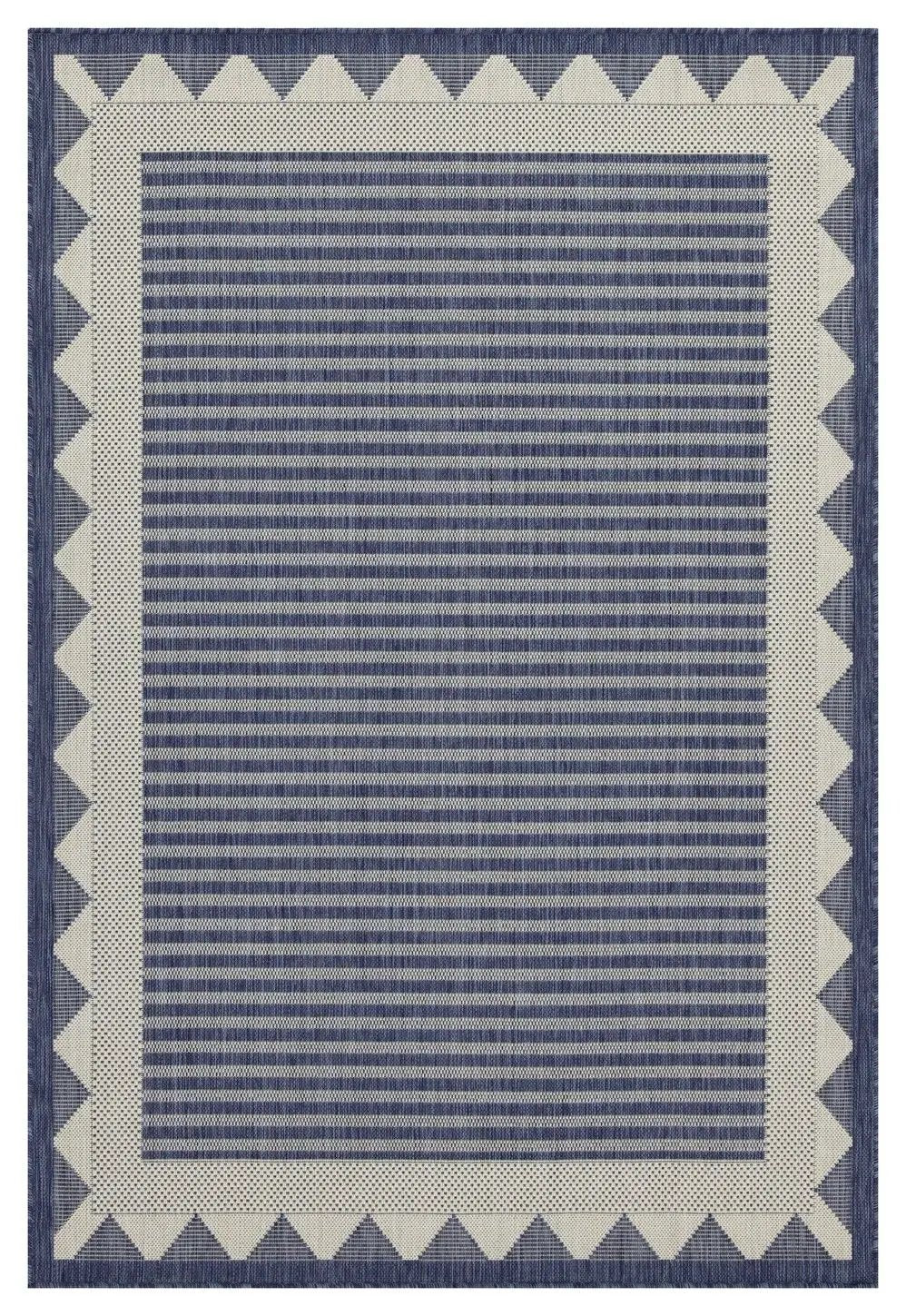 Sunshine - 5'3" X 7'3" Indoor, Outdoor Area Rug - Blue by Unique Piece Furniture