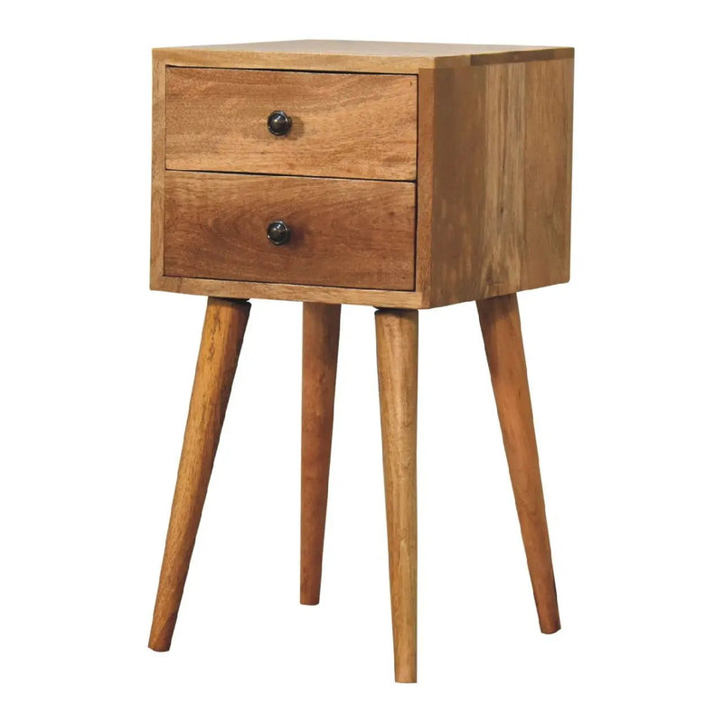 Mini 2 Drawer Nightstand by HouseOfZazla