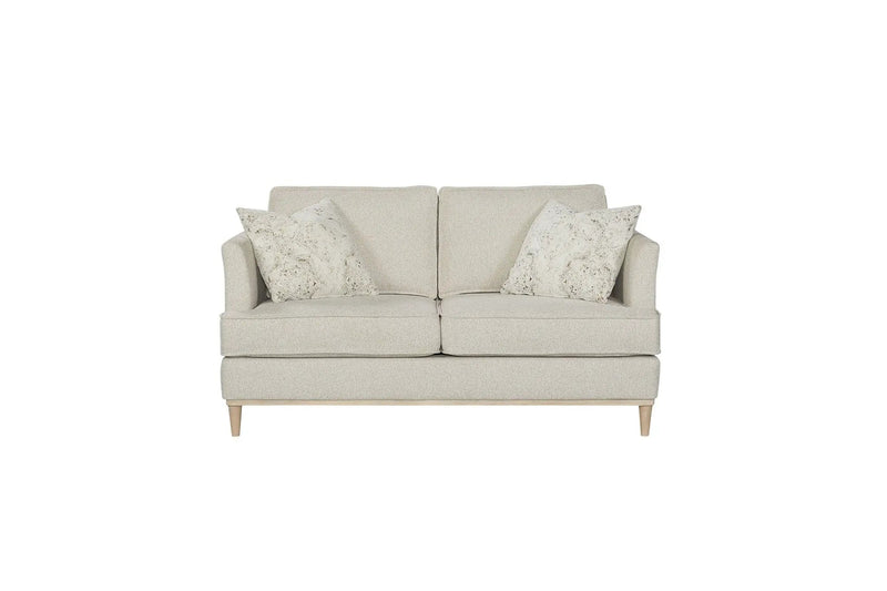 Loveseat With 2 Reversable Cushions And 2 Pillows - Off White by HouseOfZazla