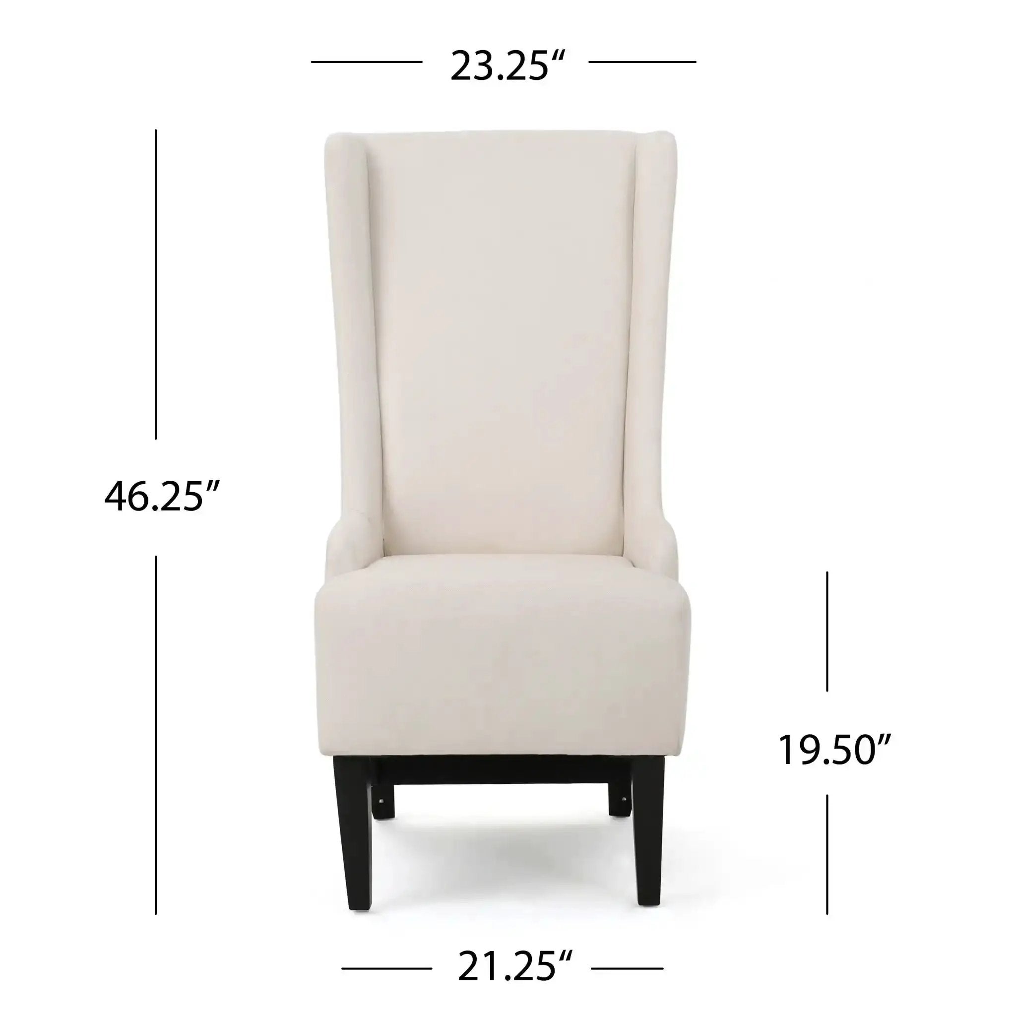 Alight Upholstered Dining Chair With High Back And Birch Wood Legs (Set of 2) by HouseOfZazla