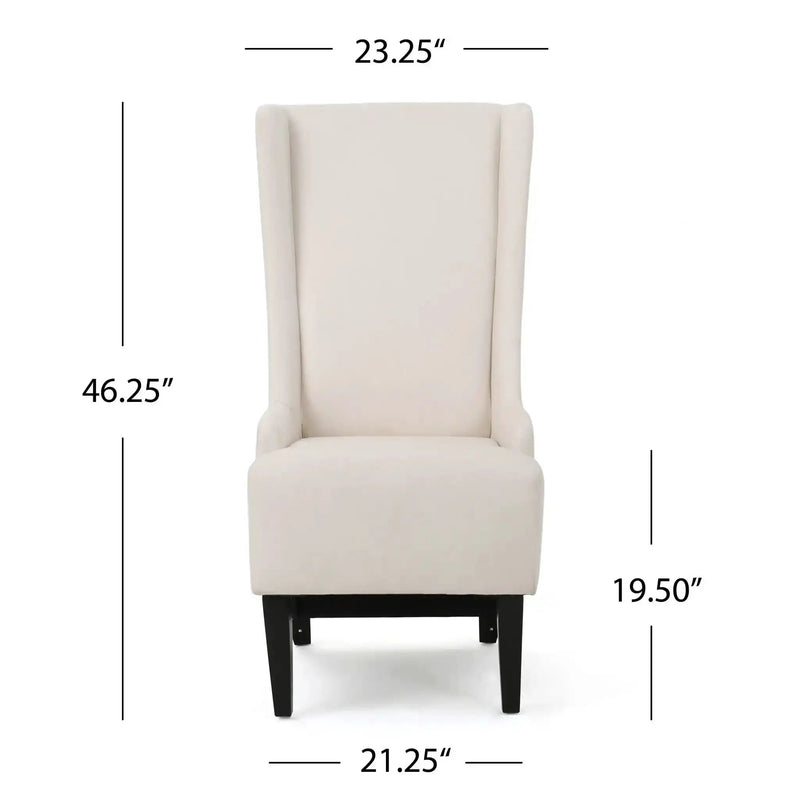Alight Upholstered Dining Chair With High Back And Birch Wood Legs (Set of 2) by HouseOfZazla