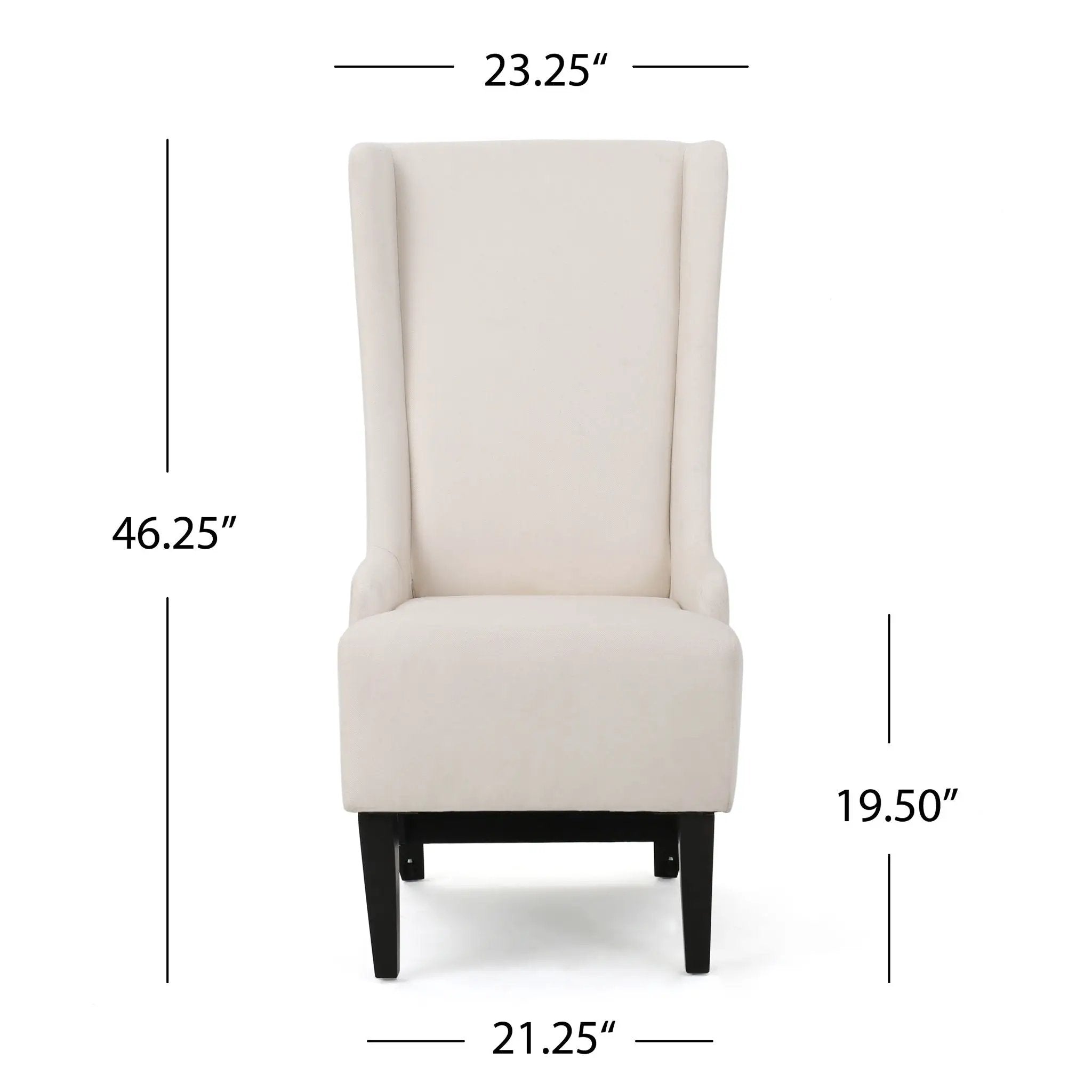 Alight Upholstered Dining Chair With High Back And Birch Wood Legs by HouseOfZazla