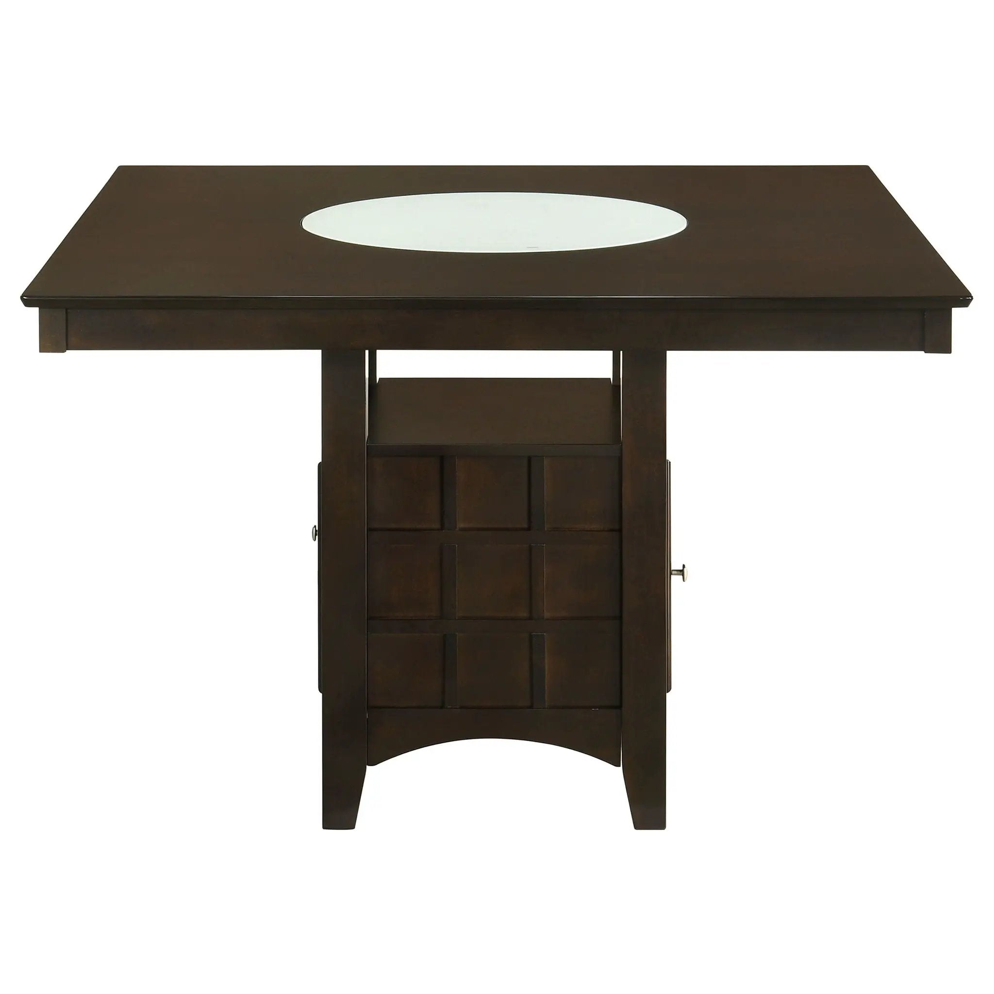 Gabriel 7-piece Square Counter Height Dining Set Cappuccino by Unique Piece Furniture