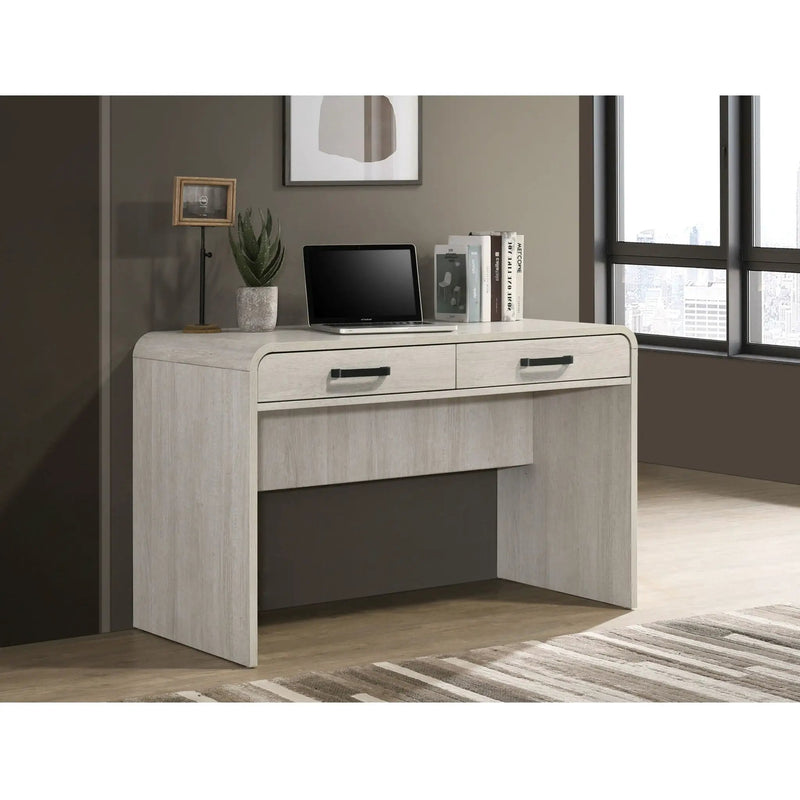 Writing Desk With Dual Drawers, Home Office Furniture - Antique White by Unique Piece Furniture