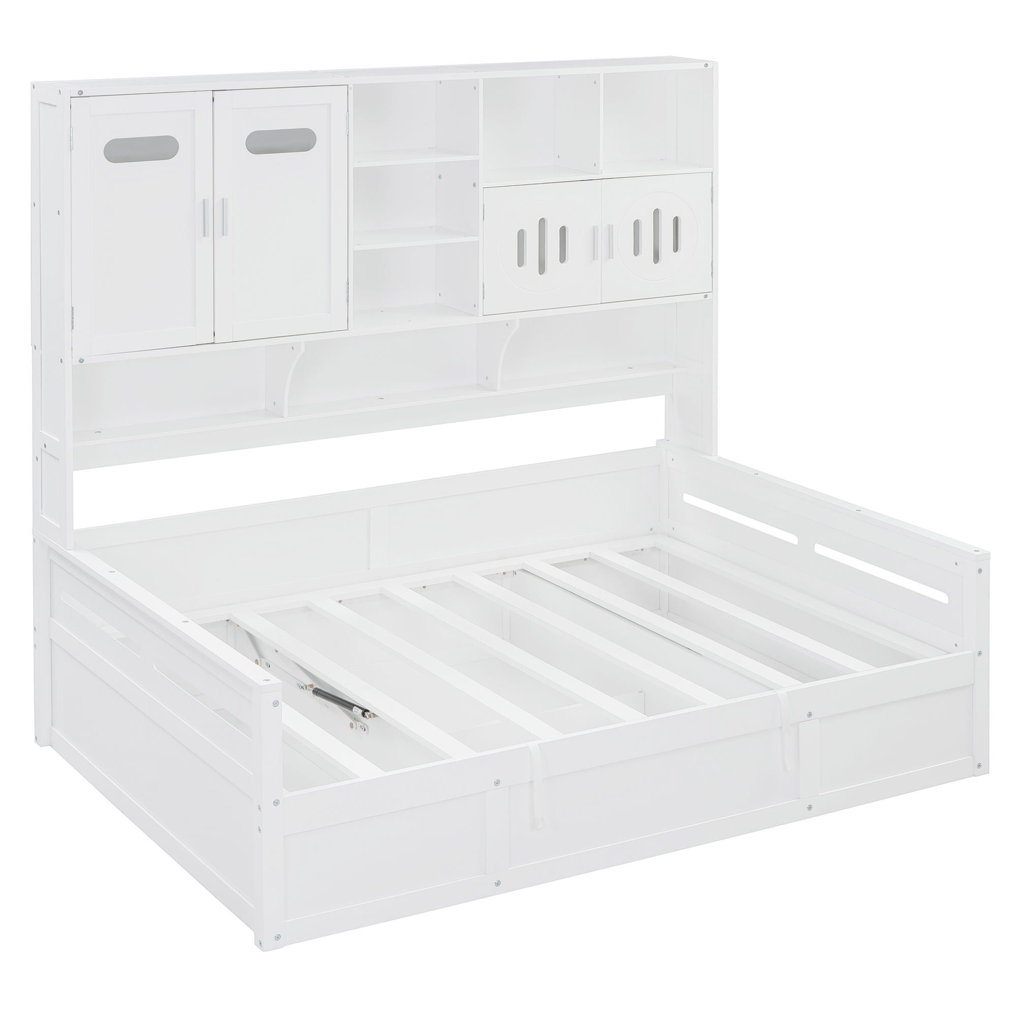 Daybed With All-In-One Cabinet And Shelf by HouseOfZazla