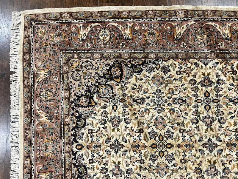 Pak Persian Rug 5x8, Handmade Wool Oriental Carpet, Vintage Rug, Floral Allover, Very Fine 320 KPSI by Jewel Rugs